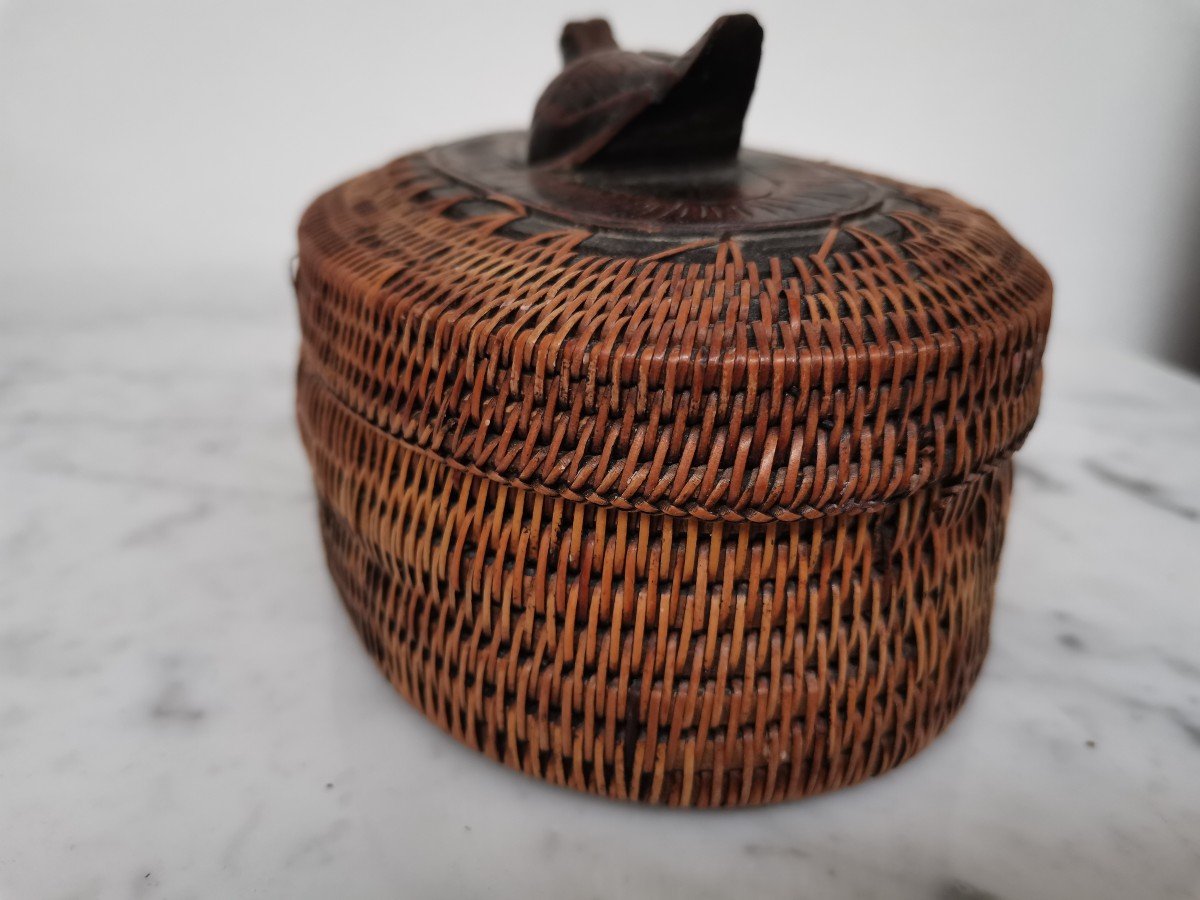 Small Box, Basketwork, Folk Art -photo-2