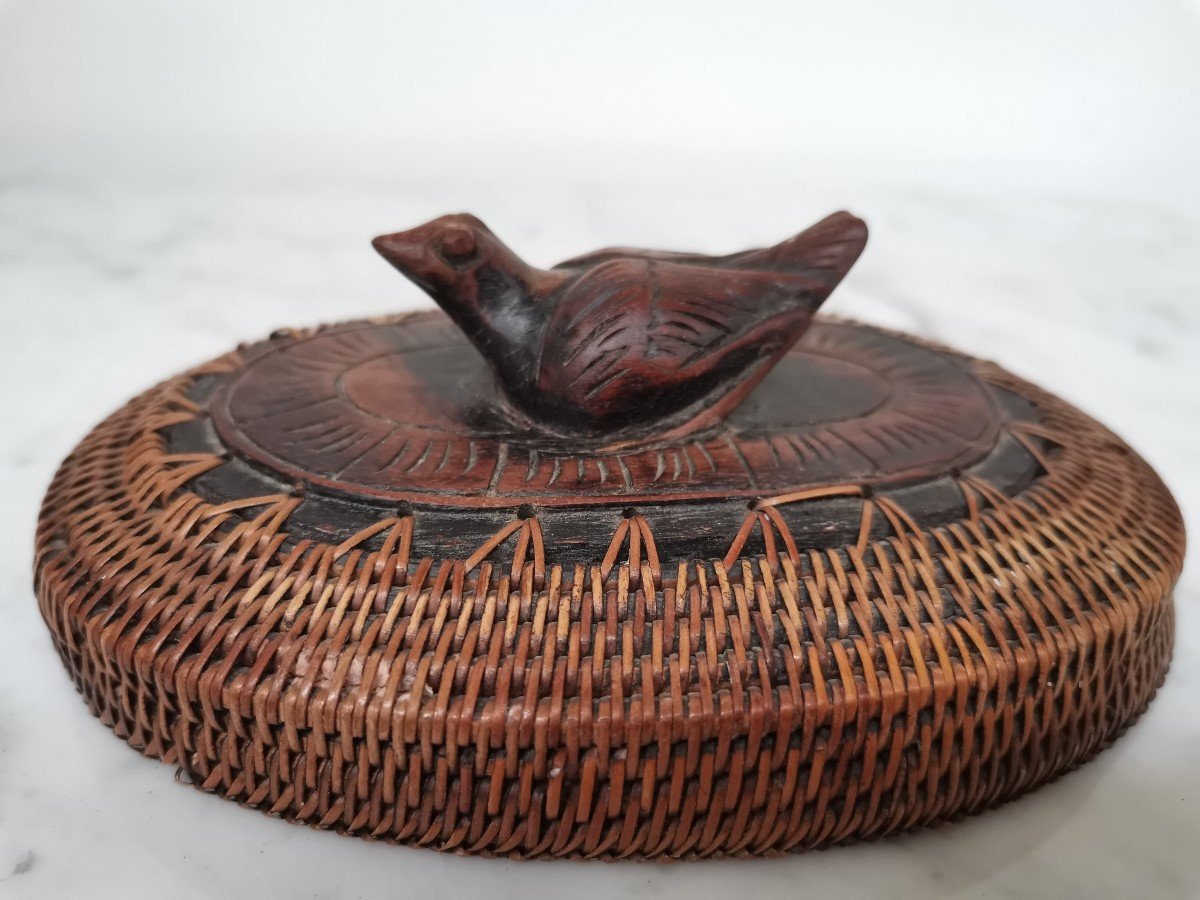 Small Box, Basketwork, Folk Art -photo-3