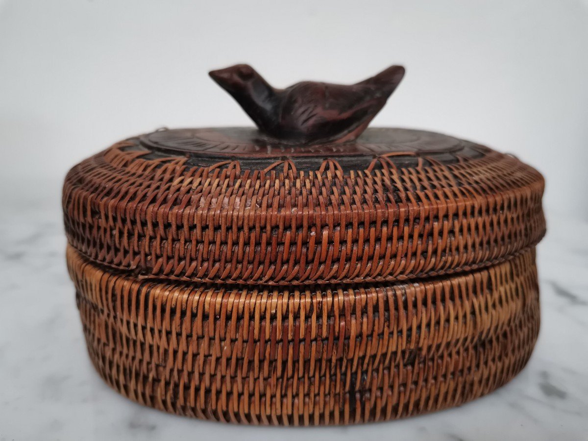 Small Box, Basketwork, Folk Art 