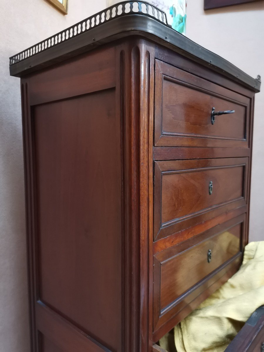 Louis XVI Mahogany Chiffonnier -photo-2