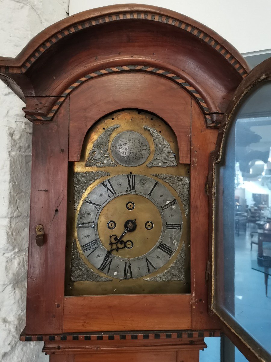 18th Century Flanders Longcase Clock-photo-3