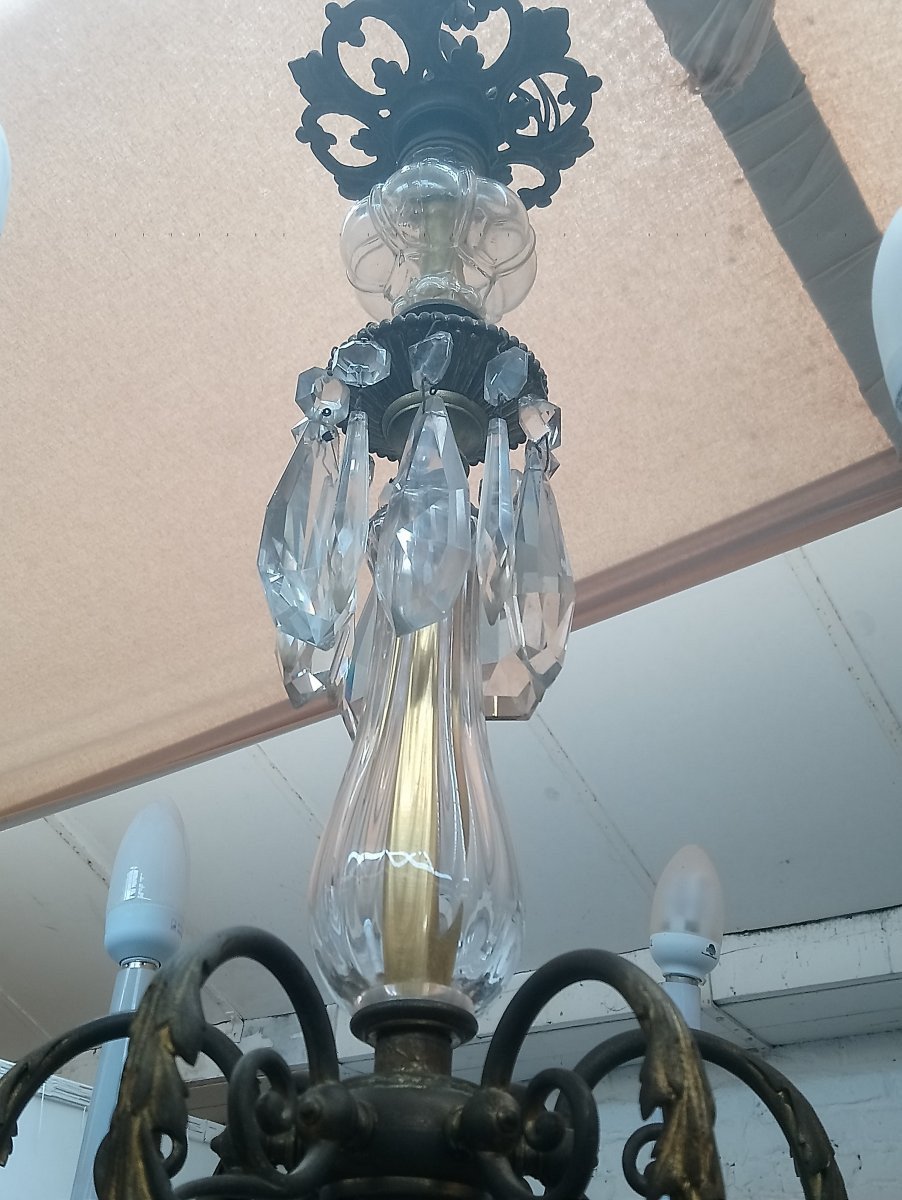 Large Napoleon III Period Chandelier-photo-3