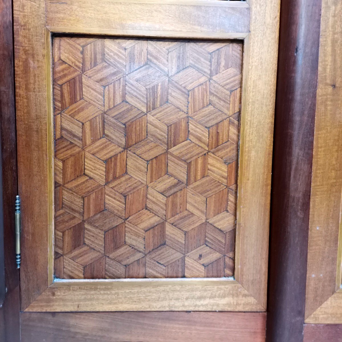 Louis 16 Style Marquetry Library-photo-5