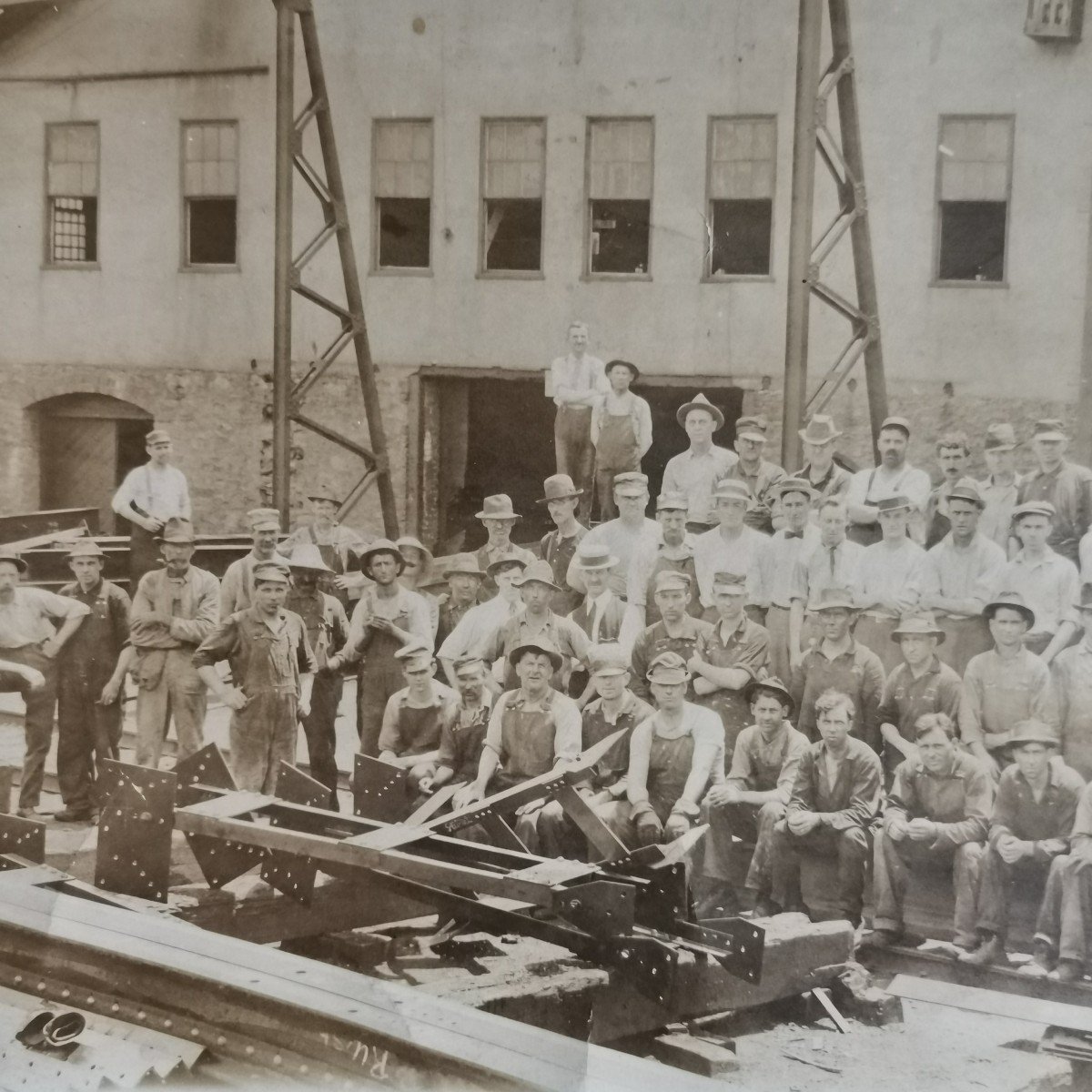 Kansas City Structural Steel Company. Photo usine chantier 1914  . U S A-photo-2