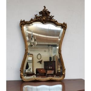 Miroir Doré Style Louis XV 