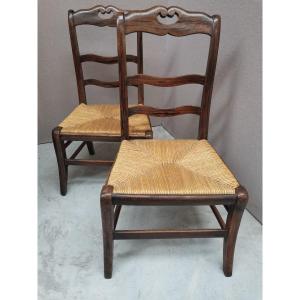 Pair Of 19th Century Children's Chairs. 