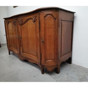 Curved Louis XV Sideboard, 19th C.