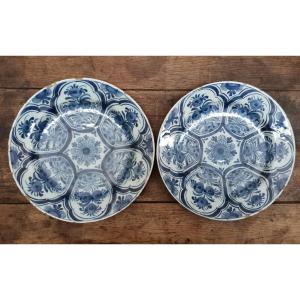 Pair Of 18th Century Delftware Dishes