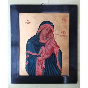 Icon Of Our Lady Of Grace Of Cambrai ( North France) 