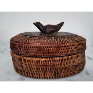 Small Box, Basketwork, Folk Art 