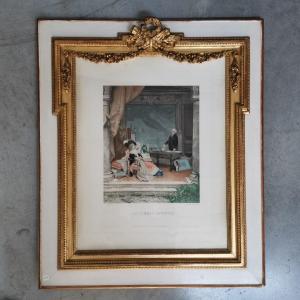 Louis XVI Frame With Engraving 