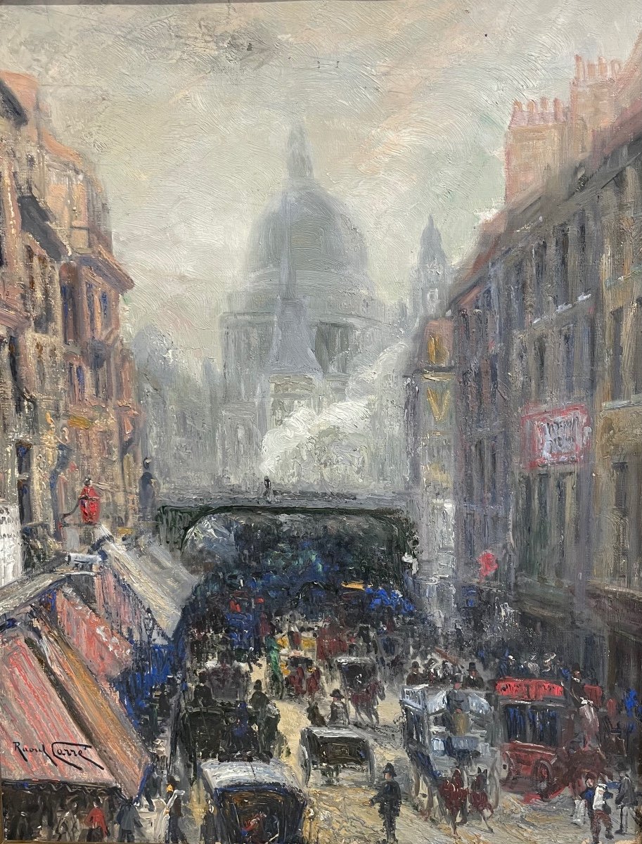 Raoul Carre, View Of London, Saint Paul's Cathedral-photo-2