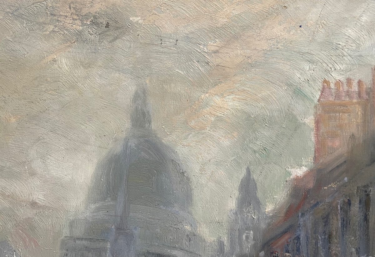 Raoul Carre, View Of London, Saint Paul's Cathedral-photo-2