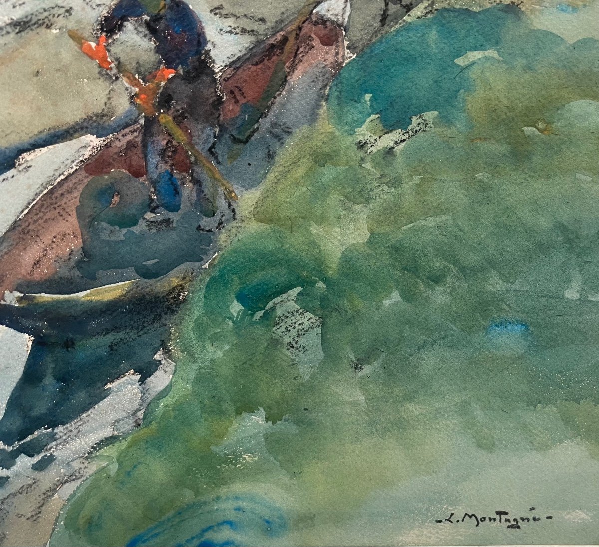 Louis Montagné, Aquarelle-photo-4