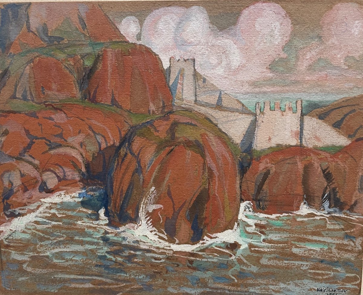 Vladimir P. Nechoumoff, Gouache 1921