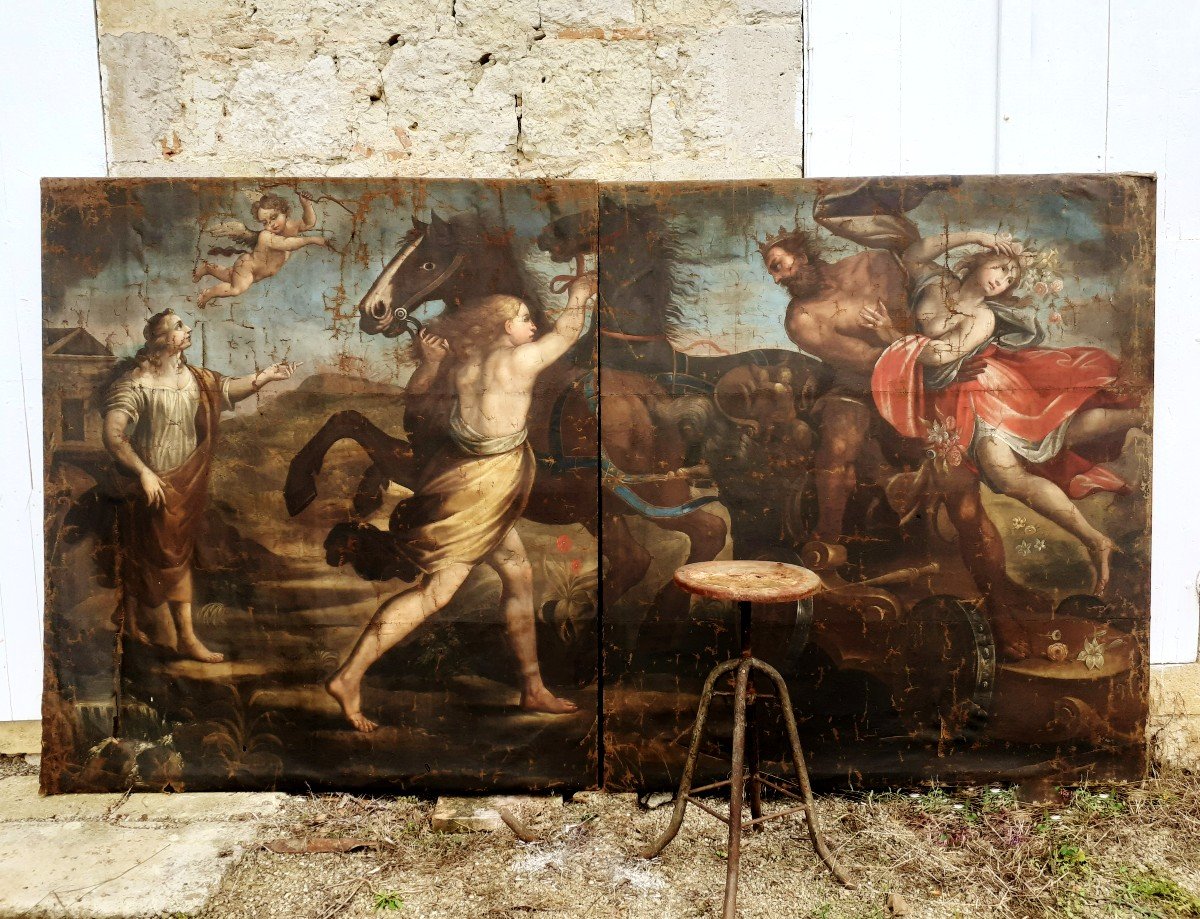 Magistral Diptych 312 X 156 - The Kidnapping Of Proserpine XVII - Hst-photo-2