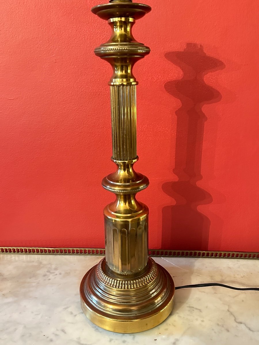 Lampe Colonne De Style Empire. 