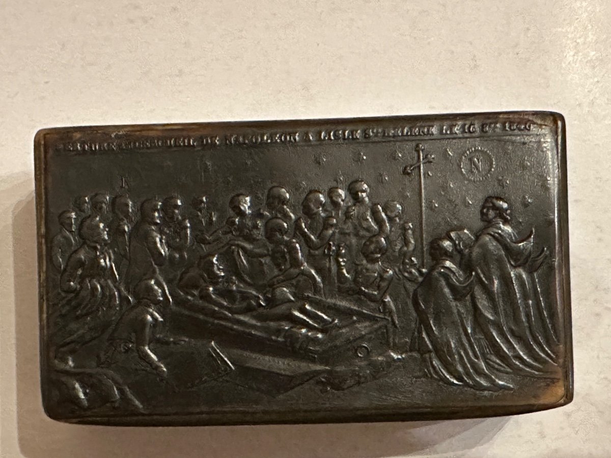 Empire Snuffbox, Opening Of Napoleon's Coffin. -photo-3