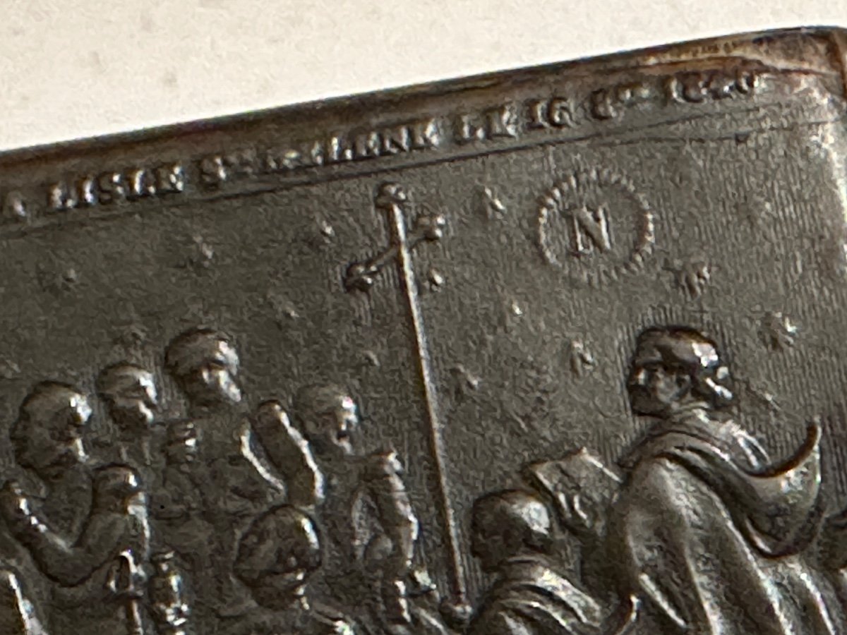 Empire Snuffbox, Opening Of Napoleon's Coffin. -photo-4