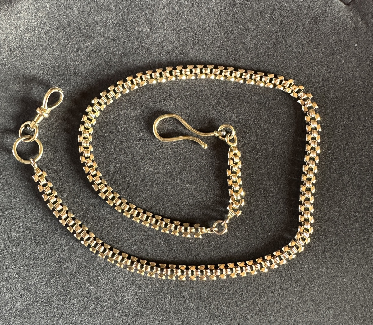 Gold Tank Watch Chain / Necklace. -photo-2