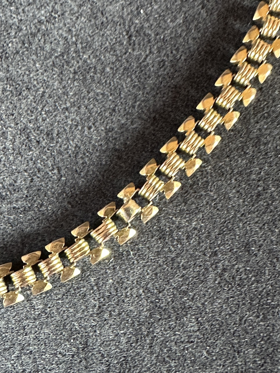 Gold Tank Watch Chain / Necklace. -photo-1