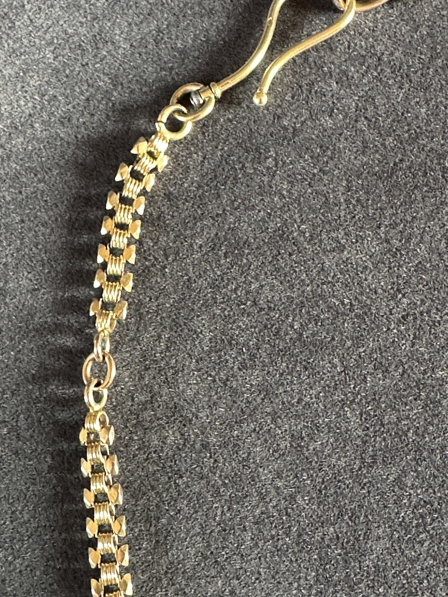 Gold Tank Watch Chain / Necklace. -photo-2