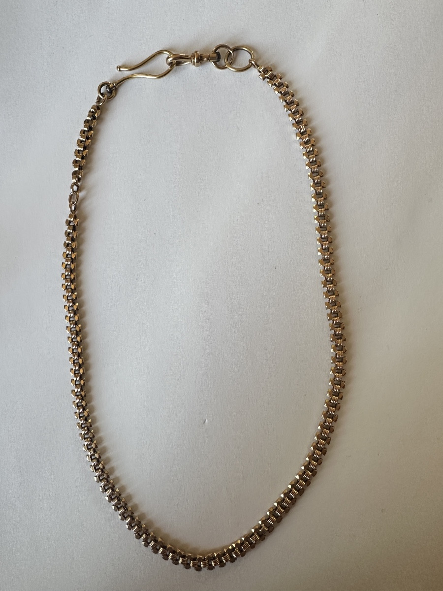 Gold Tank Watch Chain / Necklace. -photo-3