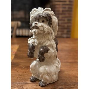 Samson Porcelain Bolognese Dog. 