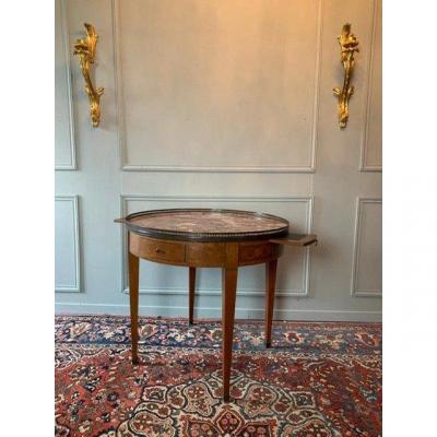 Grande Table Bouillotte De Style Louis XVI 