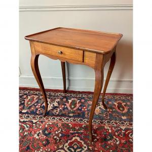 Small Fruitwood Table Louis XV Style.