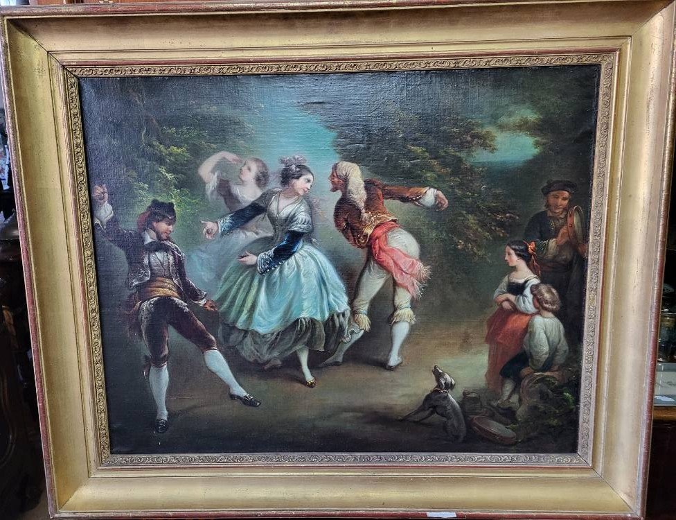 Huile Sur Toile Les Danseurs 