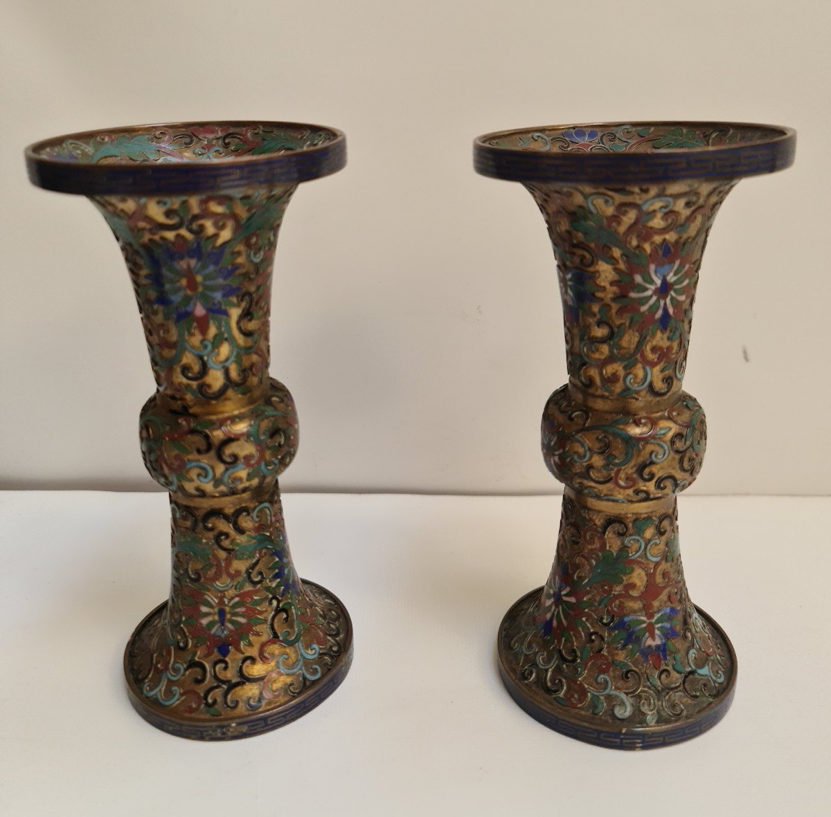 Cloisonne Copper Altar Garnish -photo-5