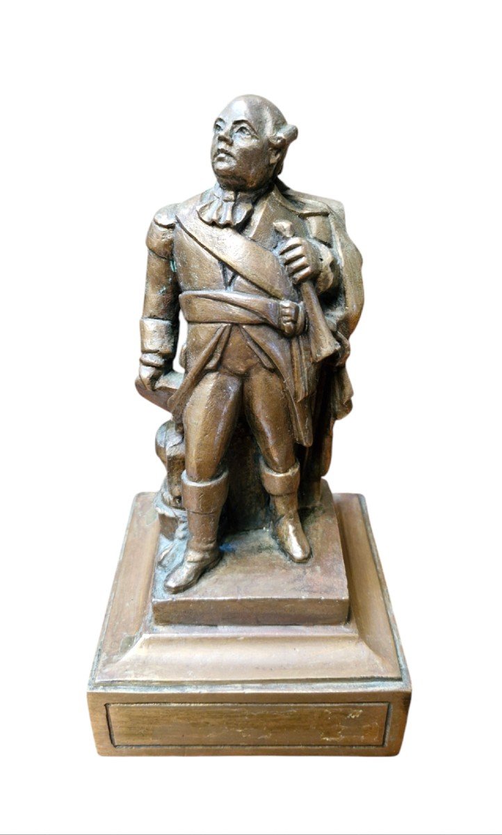 Bronze "bailli De Suffren" 1729-1788