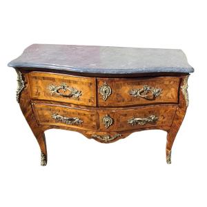 Louisxv Commode Stamped Hedouin 