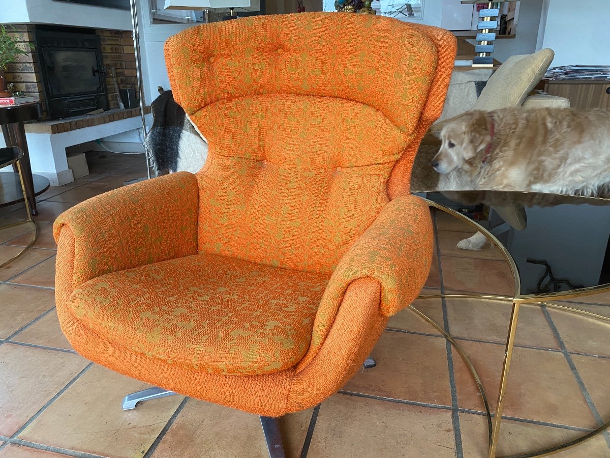 Fauteuil pivotant et basculant Circa 70-photo-2