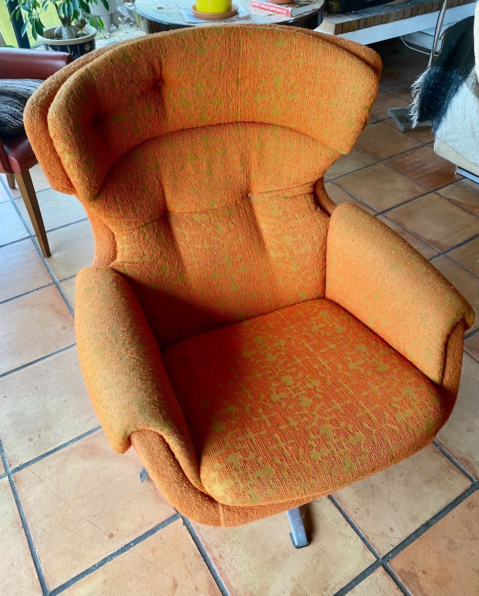 Fauteuil pivotant et basculant Circa 70-photo-5