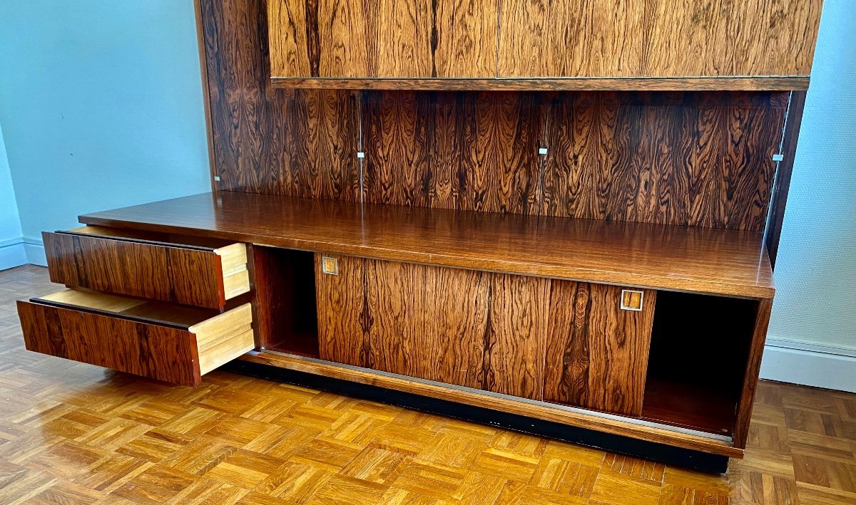 Modular Bookcase A System By Louis Paolozzi In Rio Rosewood-photo-4