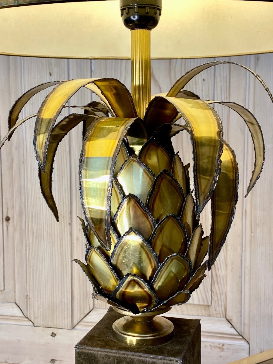 Pineapple Lamp Maison Jansen-photo-3