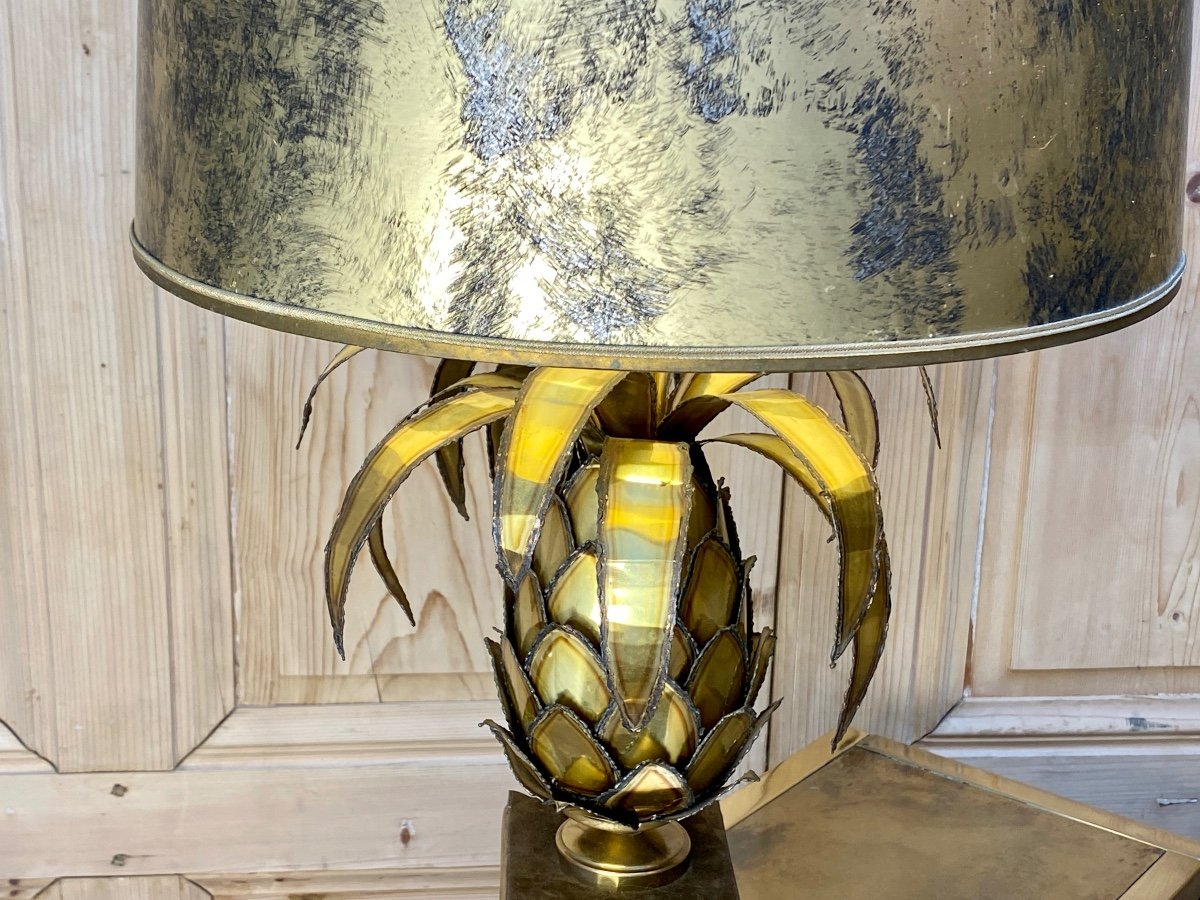 Pineapple Lamp Maison Jansen-photo-4