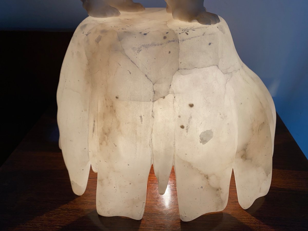 Bear On His Iceberg Alabaster Night Light-photo-3