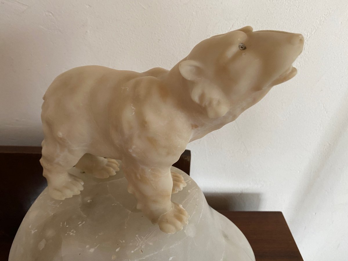 Bear On His Iceberg Alabaster Night Light-photo-8