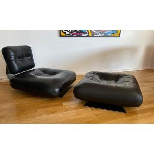 Lounge Altat And Its Ottomanby Oscar Niemeyer For International Furniture