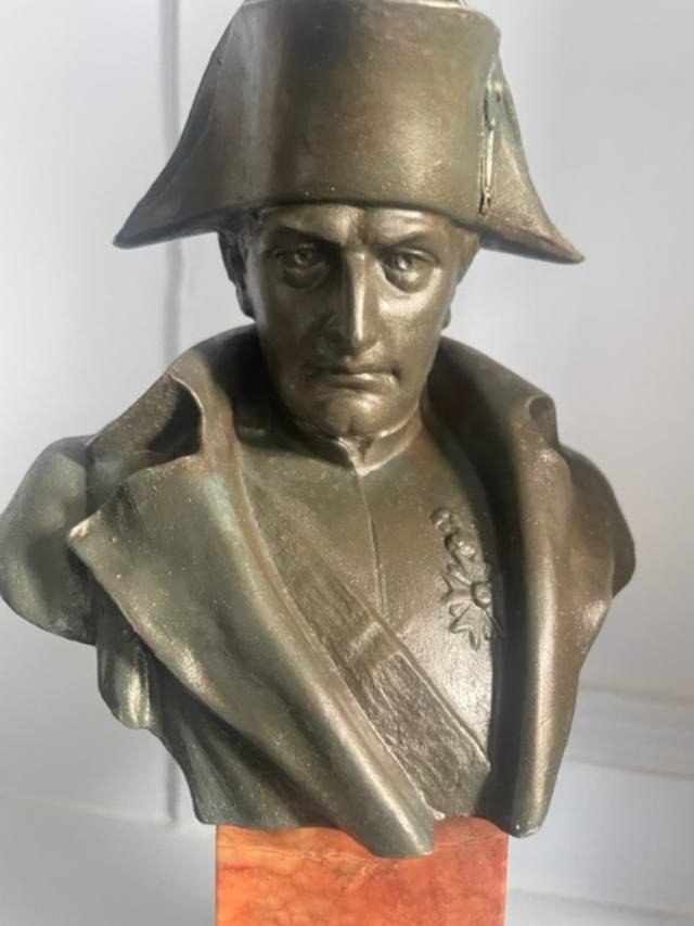 Bust Of Napoleon On Marble Base-photo-2