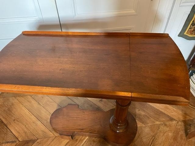 Rare Mahogany Bed Table From The 19th Century-photo-4