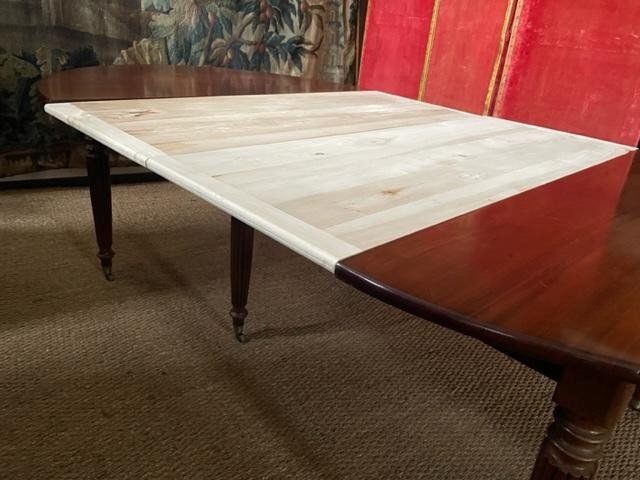 Table &agrave; 6 pieds en acajou d&#039;&eacute;poque restauration-photo-3
