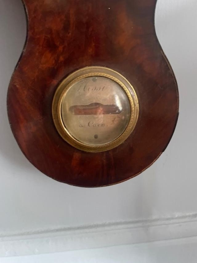 Important Barometer From The Restoration Period In Mahogany-photo-2