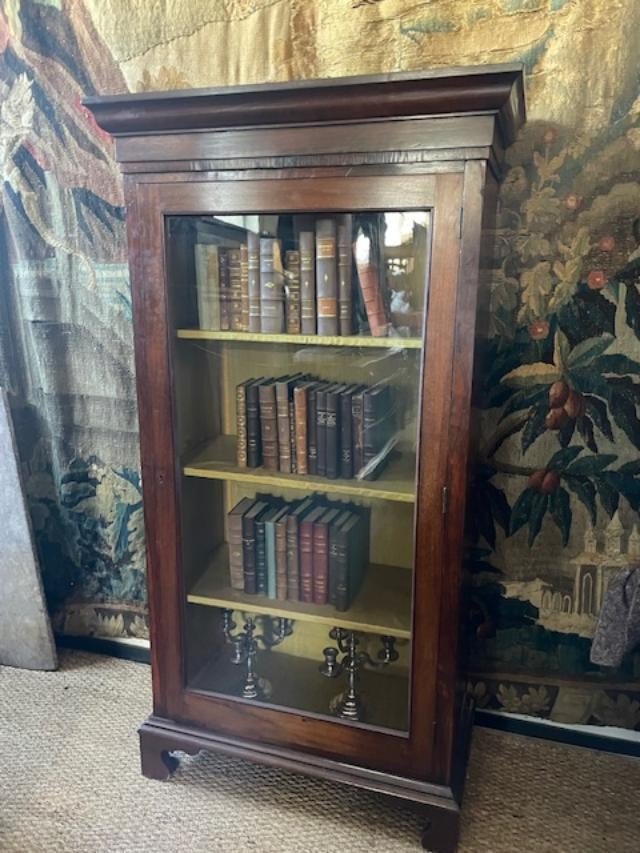 Small Mahogany Display Case From The Restoration Period-photo-2