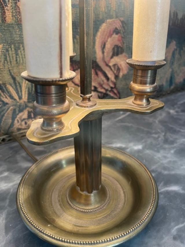 Bronze Hot Water Bottle Lamp With Three Lights-photo-3