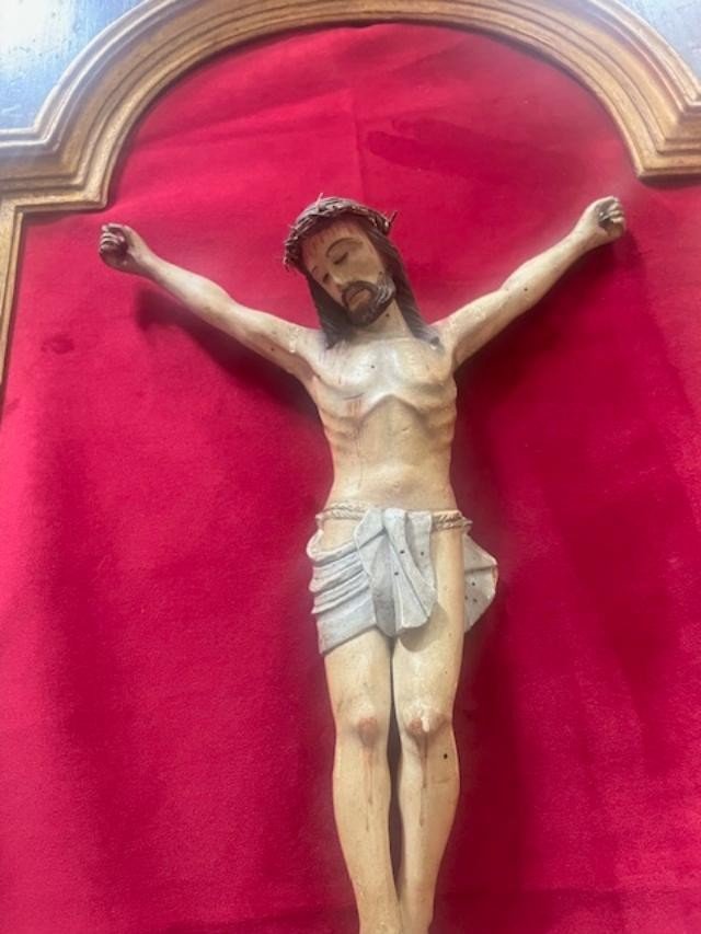 Wooden Christ Early 19th Century-photo-2