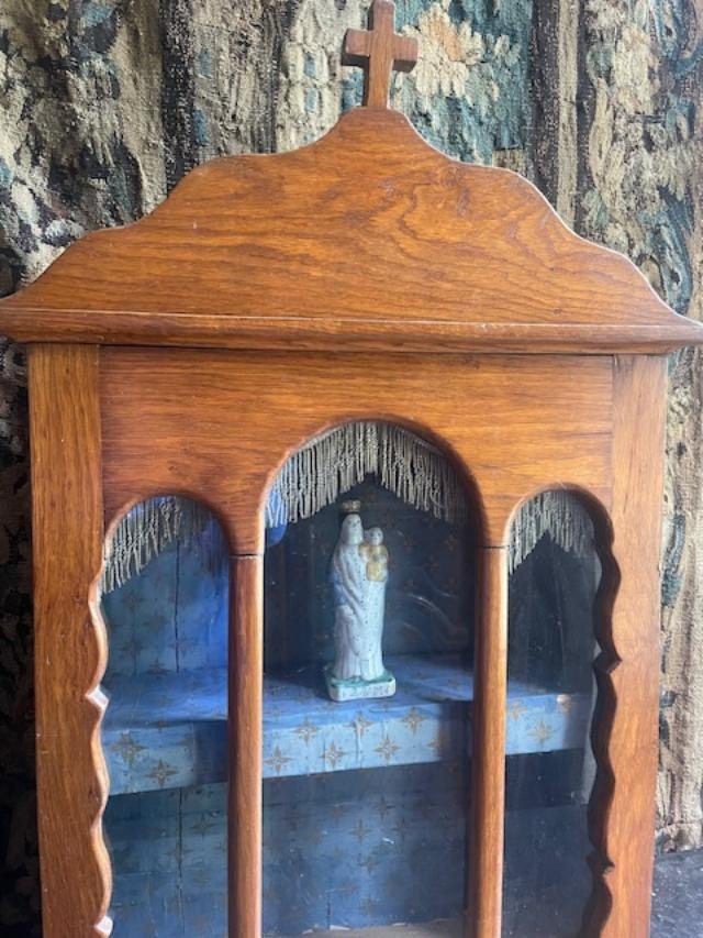 Charming 19th Century Natural Wood Oratory-photo-2